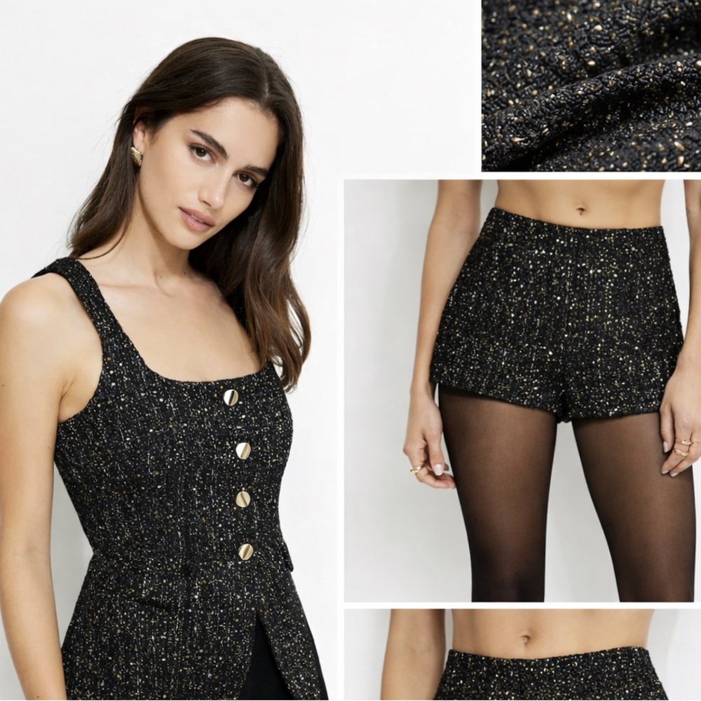 Dynamite Micro Shorta Tweed Set